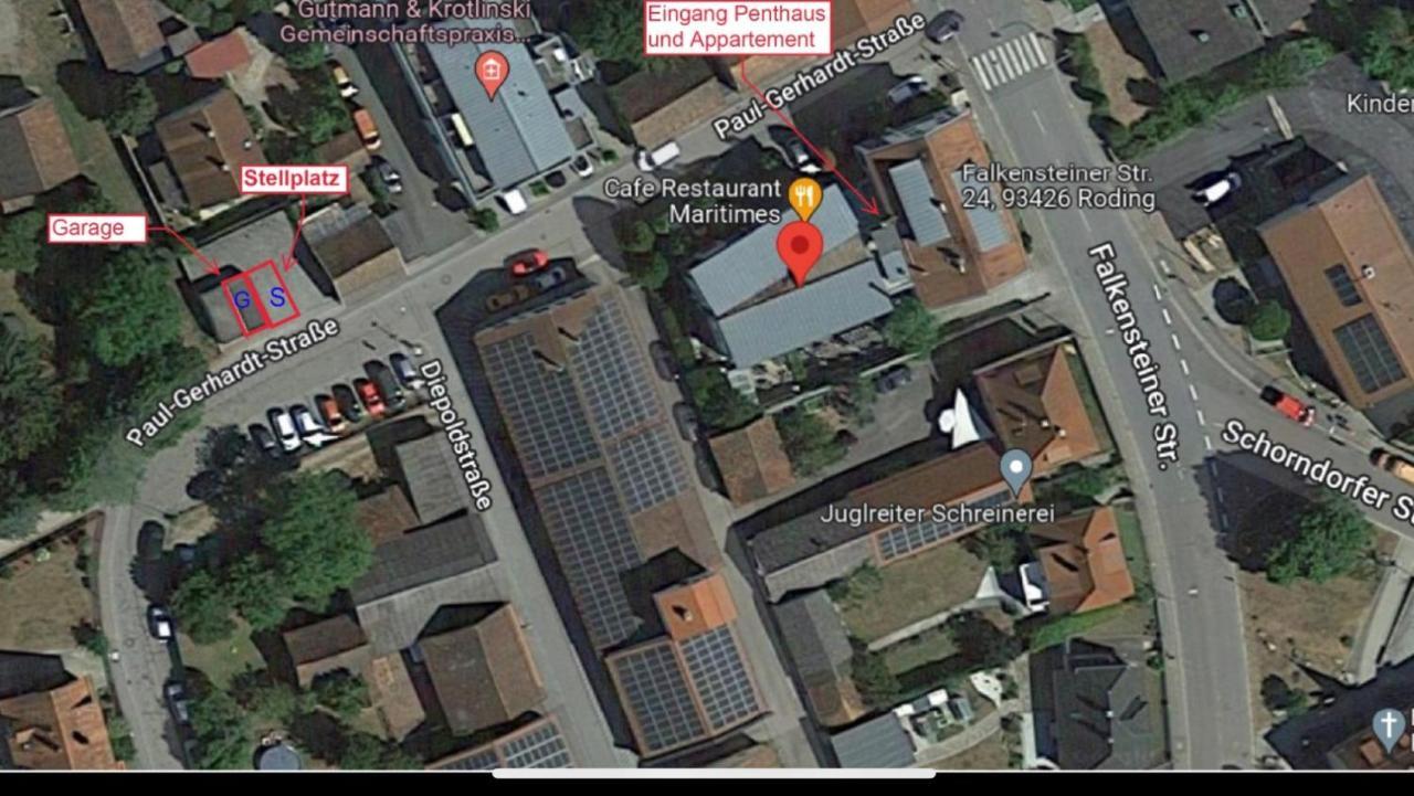 Luxus Loft Ueber Den Daechern Von Appartamento Roding
